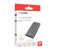Verbatim TurboMetal 1 TB Externe SSD harde schijf USB C 4 Metaal 32021