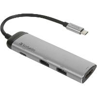 Verbatim USB 3.2 Gen 1 multiport hub, USB C > 2x USB A + USB C + HDMI usb hub