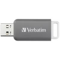 Verbatim V DataBar USB 2.0 Drive USB stick 128 GB Grijs 49456 USB A 2.0