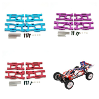 Verbeterde Metalen Voor  en Achteronderstel voor Wltoys 124008 124010 144001 1/12 1/14 RC Auto's Voertuigen Modellen Res