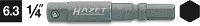 Hazet 8508S 1 8508S 1 5.5 Mm 1/4 inch Aandrijving 1/4 (6,3 mm) Uitvoering Binnen vierkant (Robertson) 50 mm 1 stuk(s)