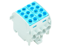 Verdeelblok WeidmÃ¼ller WPD 202 4x35/4x25 BL 1561700000 Blauw 2 stuks