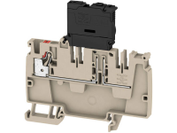 Verdeler serieklem met zekering WeidmÃ¼ller AAP21 4 FS 100 250V 2460180000 Beige 50 stuks