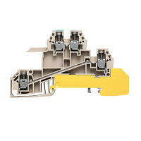 Verdeler serieklem voor N rail WDL 2.5/S/N/L/PE WeidmÃ¼ller Inhoud: 50 stuks