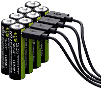 Verico LoopEnergy USB C Oplaadbare batterij (USB C) Li ion 1700 mAh 1.5 V 8 stuk(s)