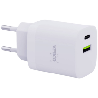 Verico Mojo 30W GaN 2 USB oplader 30 W 1x USB A, 1x USB C Wit Binnen