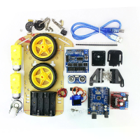 Vermijdingstracking Motor Slimme Robotautovorm Kit Snelheid Encoder Batterijdoos 2WD 4WD Ultrasone module voor Ardino se