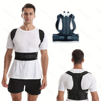 Verstelbare Houding Corrector Fitness Rug Ondersteuning Schouder Lumbaal Brace Ondersteuning Verstelbare Riem Comfortabe