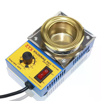 Verstelbare Temperatuur Loodgietpot 160W 220V Tin Smeltoven 100°C tot 550°C EU Plug Compact Ontwerp Snelle Verhitting