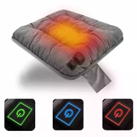 Verwarmd Zitkussen Kantoor USB Winterwarmer Temperatuur Verstelbaar Graphene 5V Elektrische Stoelkussen Elektrische Verh