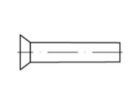 TOOLCRAFT 1061661 Verzonken klinknagel (Ø x l) 5 mm x 8 mm RVS 100 stuk(s)