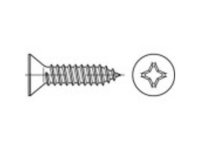 TOOLCRAFT 145237 Verzonken plaatschroeven 4.2 Mm 38 mm Kruiskop Phillips DIN 7982 Staal Galvanisch verzinkt 100 stuk(s)