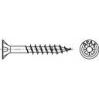 159176 Verzonken schroeven 4.5 Mm 30 mm Kruiskop Pozidriv Staal Galvanisch verzinkt, Geel gechromateerd 200 stuks