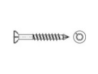 159811 Verzonken schroeven 4 mm 40 mm Torx Staal Galvanisch verzinkt 200 stuks