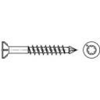 159812 Verzonken schroeven 4 mm 45 mm Torx Staal Galvanisch verzinkt 200 stuks
