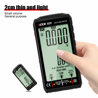Victor 925 Digitale Multimeter Full Screen 10000 Telt Lcd scherm NCV Diode 500mAh Lithlum Batterij Frequentie Nieuwe Sma