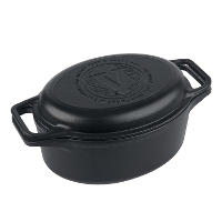 Victoria Dutch Oven & Broodpan 5,7 liter, Seasoned bak /braadpan Color packaging