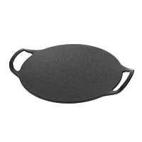 Victoria Pizzapan met twee handgrepen 38 cm bak /braadpan