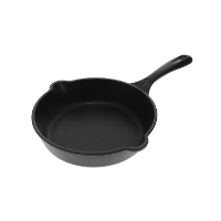 Victoria Skillet 20 cm, Seasoned bak /braadpan