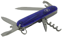 Victorinox Spartan 1.3603.T2 Zwitsers zakmes Aantal functies 12 Blauw (transparant)