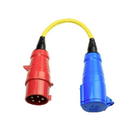 Victron Energy SHP307700300 32A/3 auf einphasigen CEE Stecker 5P/CEE Kupplung 3P Adapterkabel