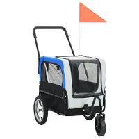 [EU] Huisdier fietskar 91763 hondendrager voor honden en huisdieren met duurzaam frame Ademend beschermend netwerk Huisd