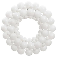 VidaXL   Kerstkrans   Wit   Polystyreen