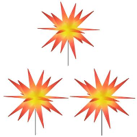 VidaXL   Kerstverlichting   Rood