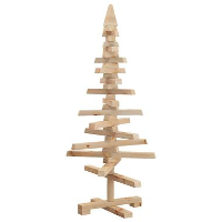 VidaXL   Kunstkerstboom   Bruin   Grenenhout