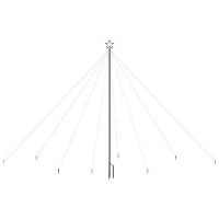 VidaXL   Led kerstboom   Blauw   IJzer