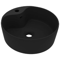 VidaXL   Luxe Wasbak   Mat zwart