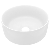 VidaXL   Luxe Wasbak   Wit   Keramiek