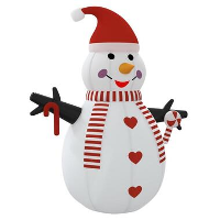 VidaXL   Opblaasbare Sneeuwpop   250 cm