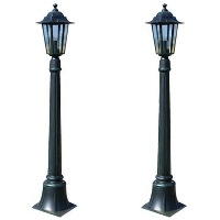 VidaXL   Tuinlamp   Groen   Aluminium