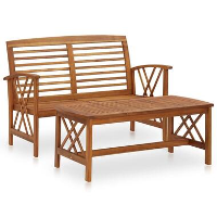VidaXL   Tuinset   Bruin   Hout