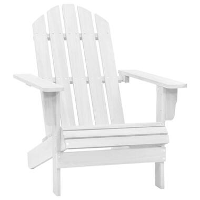 VidaXL Tuinstoel hout wit