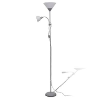 VidaXL Vloerlamp grijs