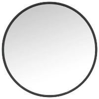 VidaXL Wandspiegel 50 cm zwart