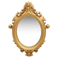 VidaXL   Wandspiegel   Goud   Glas