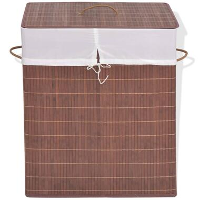 VidaXL Wasmand   bamboe   bruin