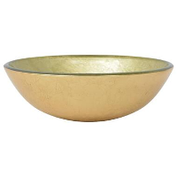 VidaXL   Wastafel   Goud   Glas