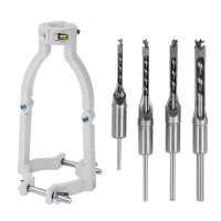 Vierkant Gat Boor Bit Adapter Boor Bit Bevestigingsbeugel Professionele Bevestiging Joint Mortiser Bit voor Houtbewerkin