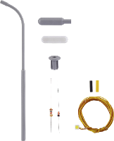 Viessmann Modelltechnik H0 Straatlantaarn Enkel Bouwpakket 6722 1 stuk(s)