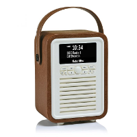 VQ: Retro Mini Digitale DAB+ Tafelradio   Bruin