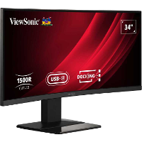 ViewSonic UWQHD Curved Docking Monitor met KVM switch VG3419C led monitor