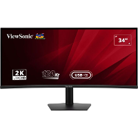 ViewSonic VA3420C UWQHD Curved Monitor met USB C Hub ledmonitor
