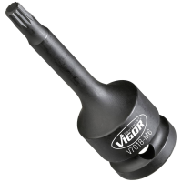 Vigor V7018 M6 V7018 M6 Veeltand (XZN) Slagadapter 1/2 M6 1/2 (12,5 mm)
