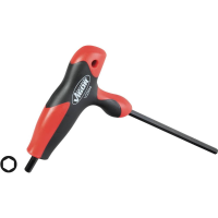 Vigor Werkplaats Inbusschroevendraaier Sleutelbreedte (metrisch): 10 mm Koplengte: 132 mm Afmeting, lengte: 217 mm
