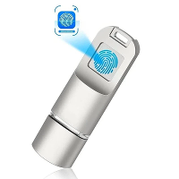 Vingerafdrukherkenning USB3.0 Flash Drive 256GB/128GB/64GB Nauwkeurige Identificatie Privacybeheer Sleutel USB Vingerafd