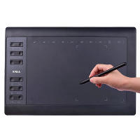 10X6 Inch Professionele Graphics Teken Tablet 12 Express Toetsen voor Mac Windows voor Schilderen Ontwerpen Online Cursu
